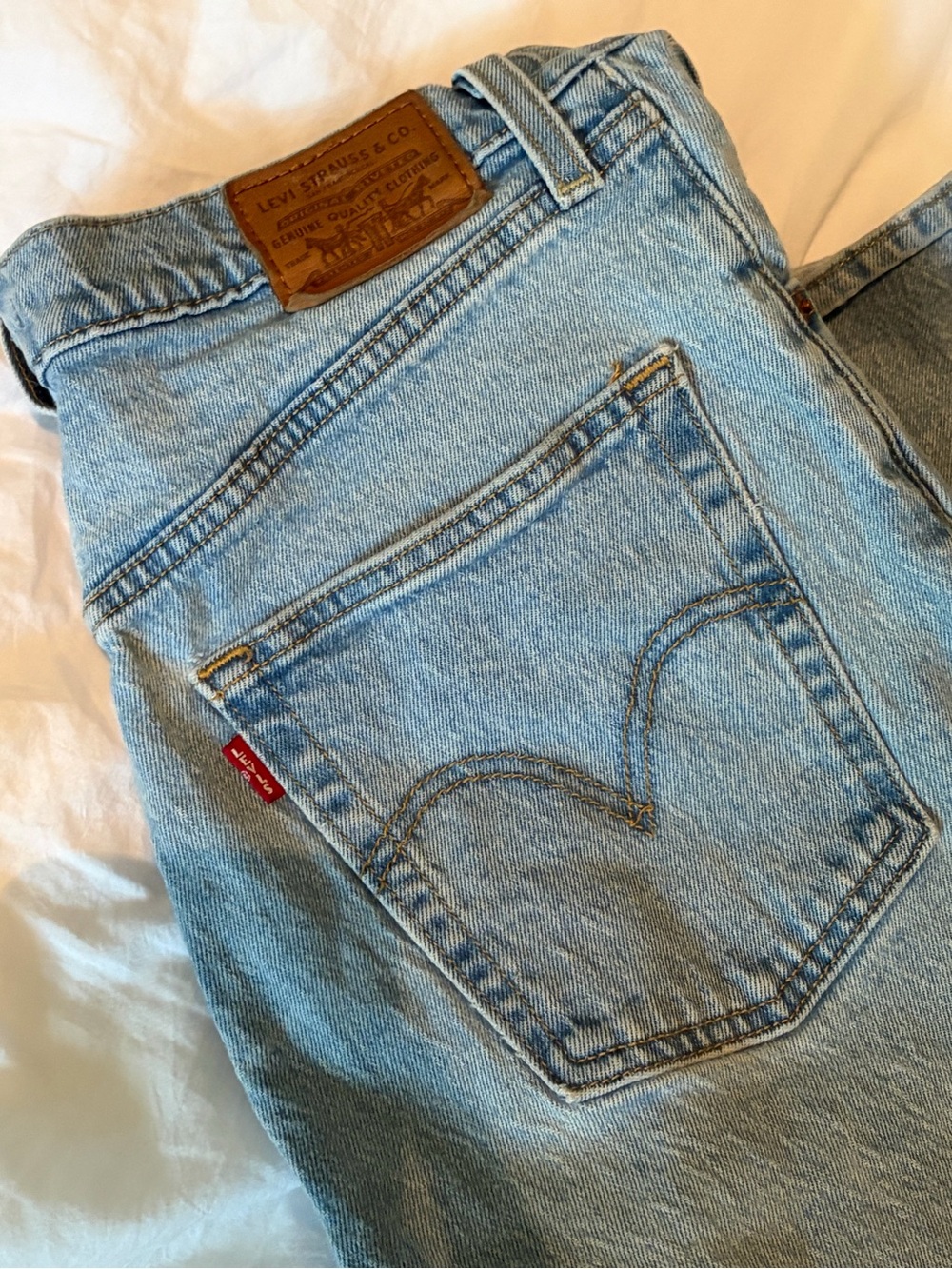 Levi's Light Blue Ribcage Straight Women’s Jeans